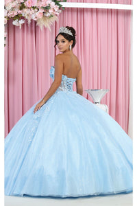 Sleeveless Quinceañera Ball Gown