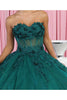 Layla K LK188 Floral Applique Quince Dress