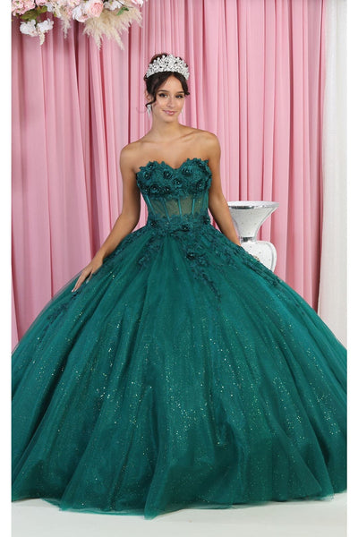 Sleeveless Quinceañera Ball Gown