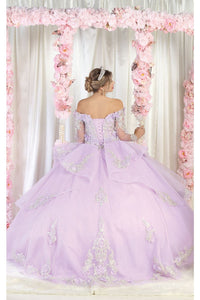Layla K LK189 Off Shoulder Ball Quince Gown