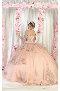 Layla K LK189 Off Shoulder Ball Quince Gown