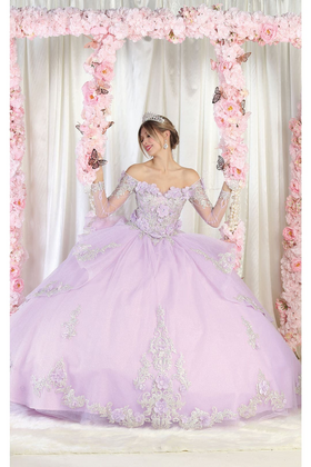 Sweet 16 Birthday Party Dress in Lilac Style LK189 Ball Gown