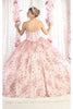 Layla K LK190 3D Floral Strapless Corset Quinceanera Ball Gown