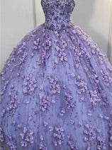 Layla K LK190 3D Floral Strapless Corset Quinceanera Ball Gown