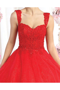 Layla K LK194 Sleeveless Embroidered Quince Ball Gown