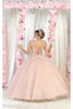 Layla K LK194 Sleeveless Embroidered Quince Ball Gown