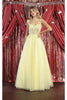 Layla K LK194 Sleeveless Embroidered Quince Ball Gown