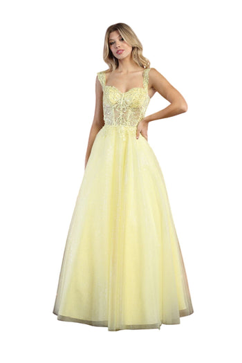 Layla K LK194 Sleeveless Embroidered Quince Ball Gown