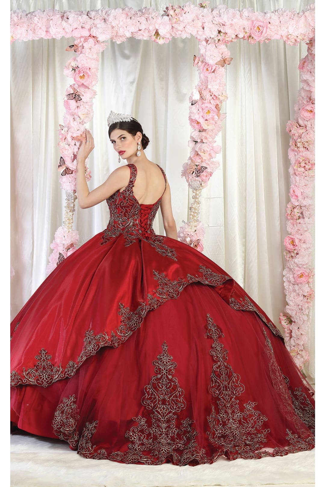 Embroidered hotsell quinceanera dresses