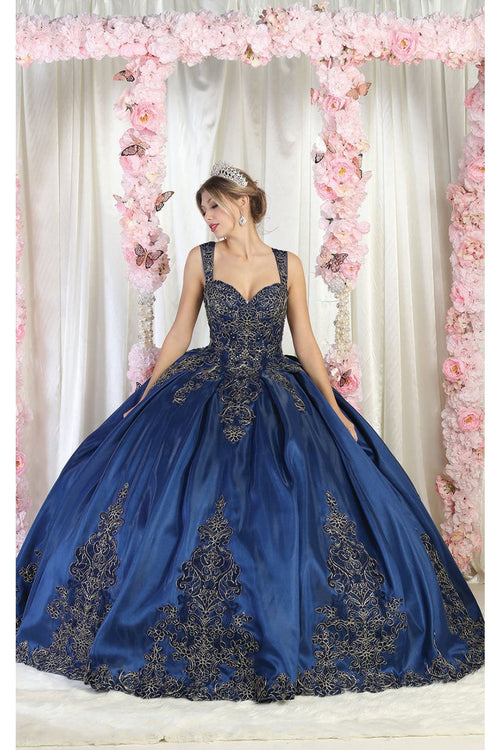 Layla K LK196 Embroidered Quinceanera Ball Gown