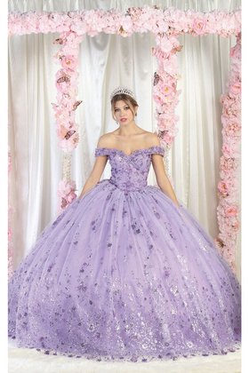 Sweet 16 Birthday Party Dress in Lilac Style LK202 Ball Gown