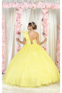 Layla K LK203 One Shoulder Quince Ball Gown