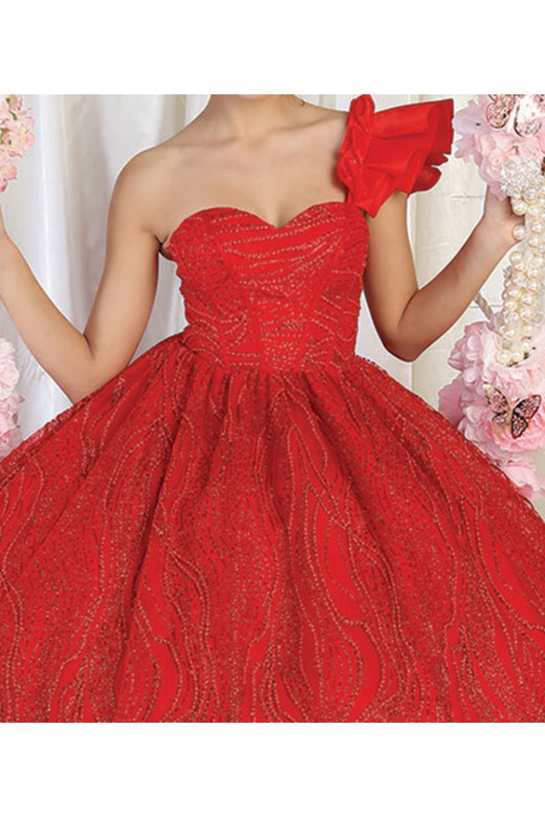 Layla K LK203 One Shoulder Quince Ball Gown