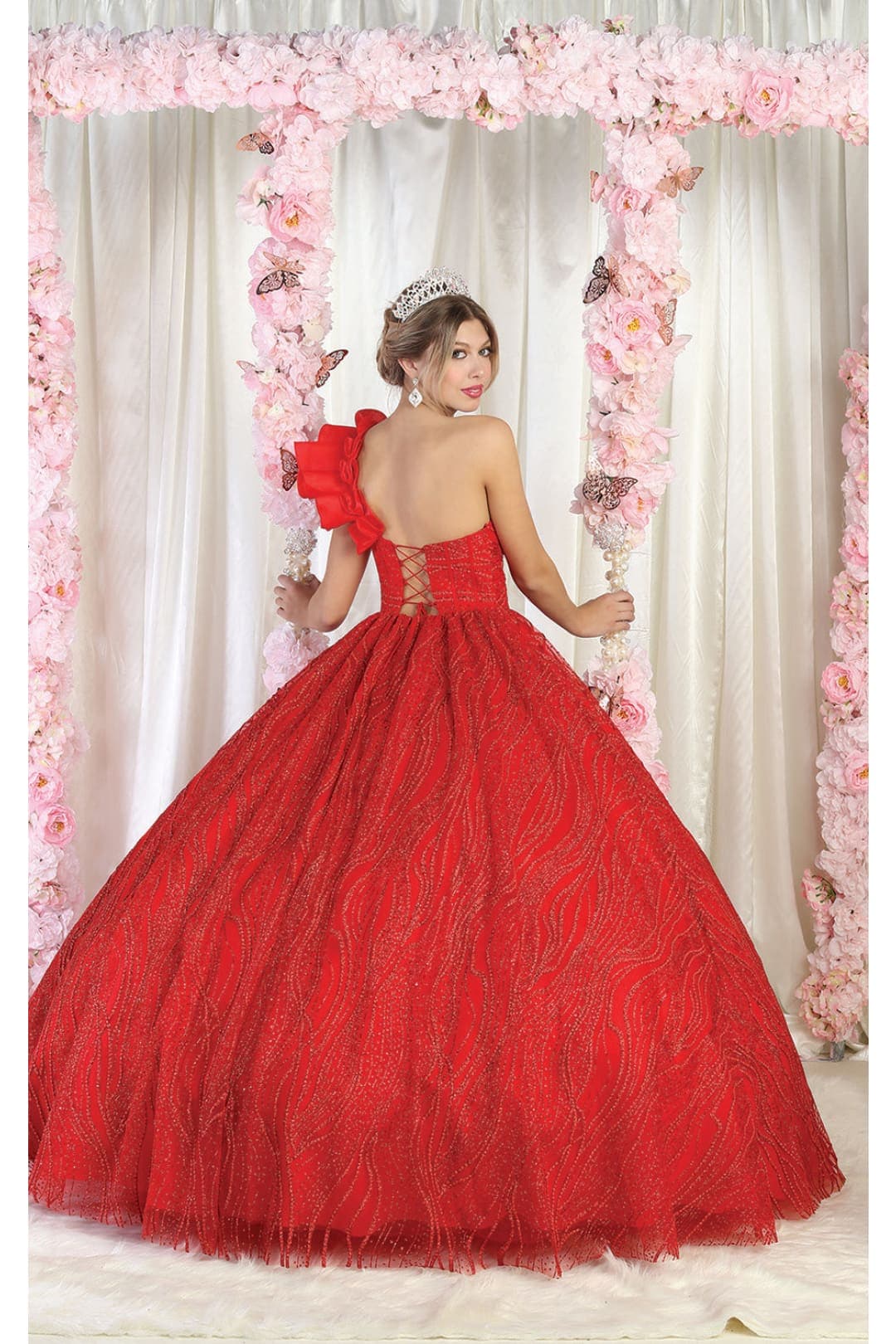 Layla K LK203 One Shoulder Quince Ball Gown