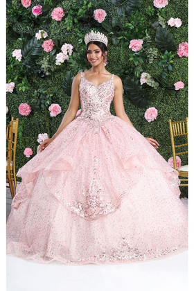 Sweet 16 Birthday Party Dress in Blush Style LK218 Ball Gown