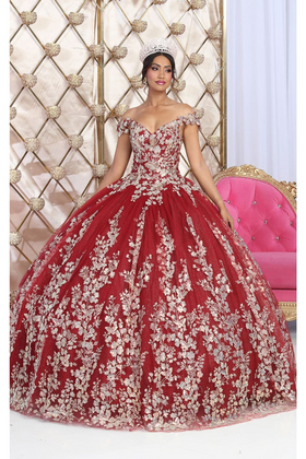 Sweet 16 Birthday Party Dress in Burgundy Style LK228 Ball Gown