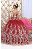 Layla K LK228 Off Shoulder Butterfly Embroidery Quinceanera Ball Gown - Dress