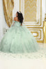 Layla K LK236 Sweetheart Lace up Back 3D Embellished Quince Gown - Dress