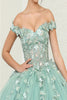 Layla K LK240 Sheer Corset Appliqued Sweet 16 Ball Gown - Dress