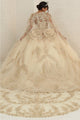 Layla K LK251 Sweetheart Embroidered Cape Quinceanera Gown - Dress