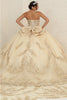 Layla K LK251 Sweetheart Embroidered Cape Quinceanera Gown - Dress