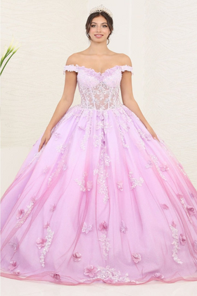 Sweet 16 Birthday Party Dress in Lilac by LK254 Ball Gown