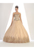 Masquerade Ball Gown - Champagne / 4