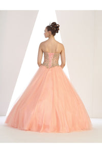 Strapless Sweet 16 Ball Dress