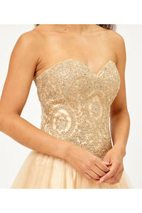 Strapless Sweet 16 Ball Dress