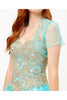 Layla K LK74 Strapless Embroidered Sweet 16 Quinceanera Ball Dress - AQUA / 4 - Dress