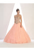 Strapless Sweet 16 Ball Dress - BLUSH / 4