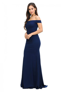 Prom Dresses Mermaid - NAVY BLUE / XS