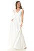 Lenovia 5242B Pleated Bodice Ivory Wedding Gown