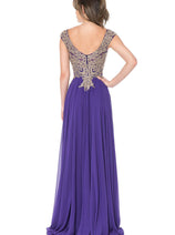 Lenovia 8123 Embroidered Chiffon Mother of Bride Gown