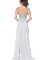 Lenovia 8123 Embroidered Chiffon Mother of Bride Gown