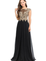 Lenovia 8123 Embroidered Chiffon Mother of Bride Gown