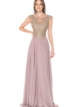 Lenovia 8123 Embroidered Chiffon Mother of Bride Gown