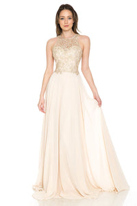 Long Embroidered Classy Gown
