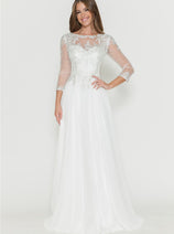 Lenovia 8171 Embroidered 3/4 Sleeve Gown For Mother Of The Bride
