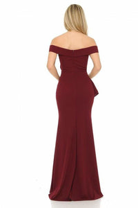 Lenovia Off The Shoulder Bodycon Prom Gown Dress 5207 - Dress