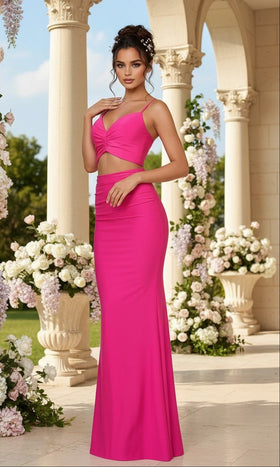 La Femme 30678 Floor-Length Ruched Prom Dress