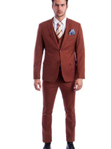Light Brown Groomsmen Suit for Men & Boys - Perfect for Weddings