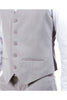 Light Grey Zegarie Suit Separates Solid Men’s Vests For Men MV346-04 - Suit-separates