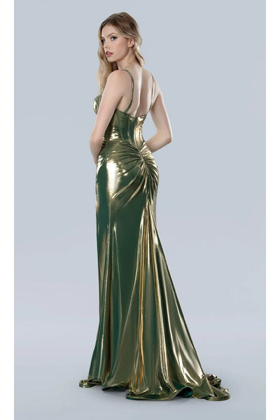 Lilac Prom Dress Metallic Formal Evening Gown Stella Couture 25197 - Dresses