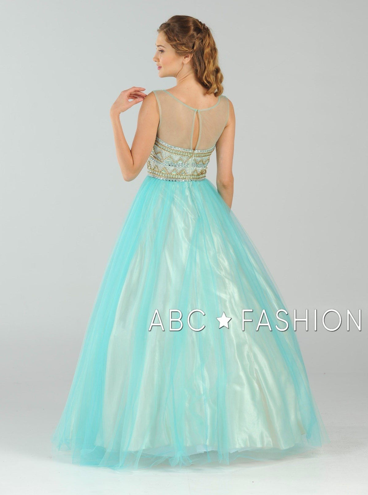 Poly USA Pink Long Formal Dresses