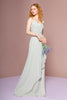 Long Bridesmaids And Plus Size Gown - SAGE / XS