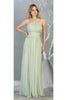Long Bridesmaids Evening Gown - SAGE / 4