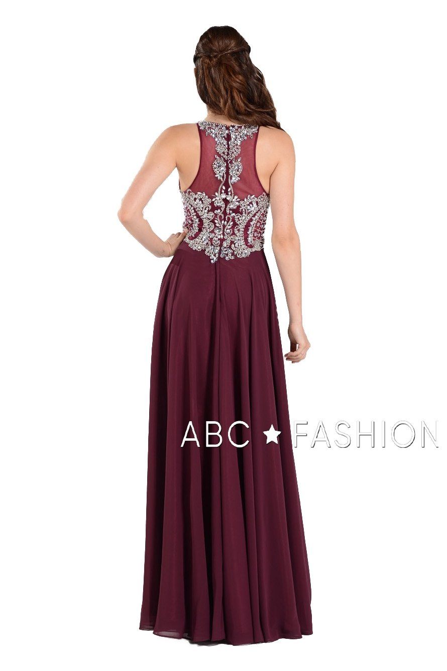 Poly USA Blush Long Formal Dresses