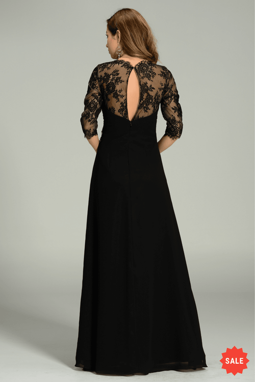 Poly USA Black Long Formal Dresses