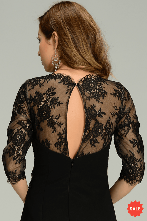 Poly USA Black Long Formal Dresses